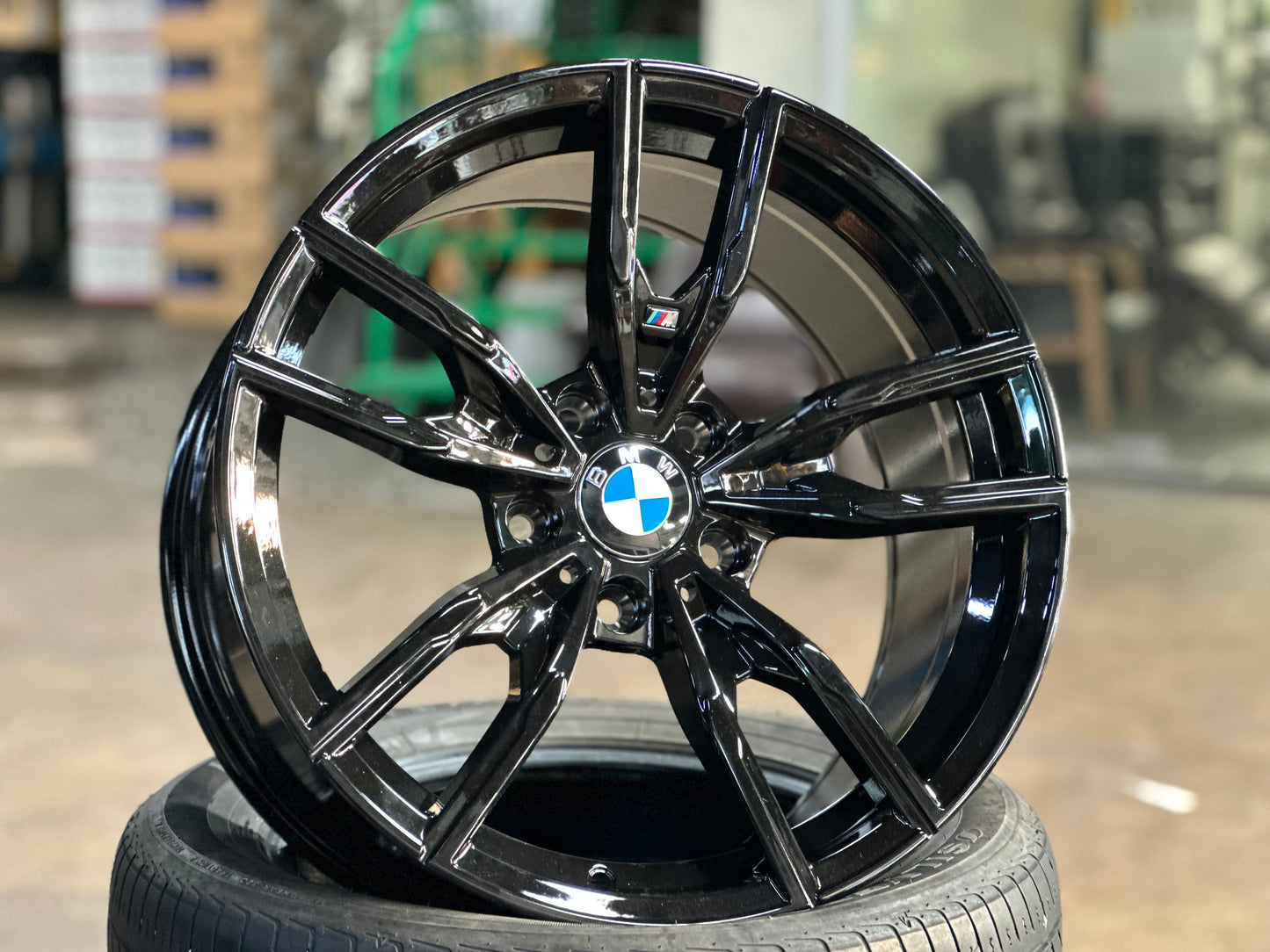 [Bundle] New 18X9 ET35 BMW Style 792M rim (2 wheels) BLACK 5X120