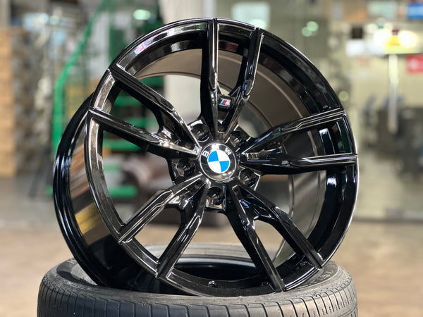 New 18X8 ET35 18X9 ET35 BMW Style 792M rim (4 wheels) BLACK 5X120