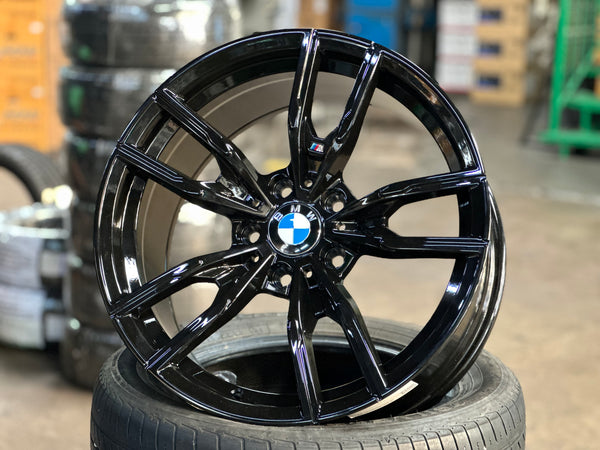 New 18X8 ET35 18X9 ET35 BMW Style 792M rim (4 wheels) BLACK 5X120