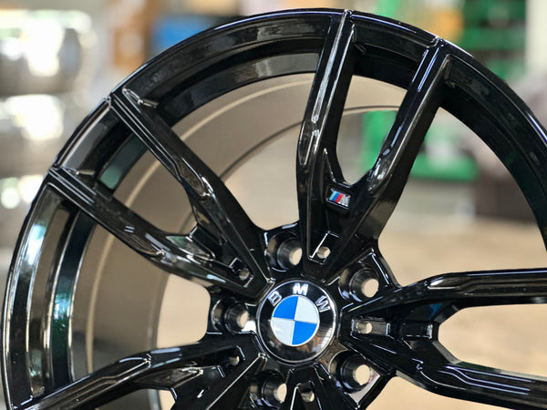 New 18X8 ET35 18X9 ET35 BMW Style 792M rim (4 wheels) BLACK 5X120
