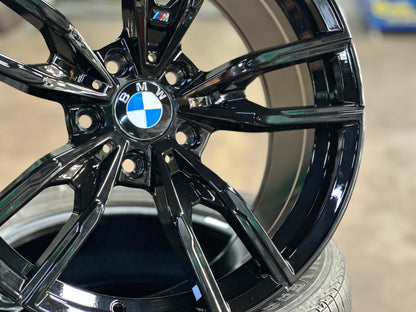 New 18X8 ET35 18X9 ET35 BMW Style 792M rim (4 wheels) BLACK 5X120
