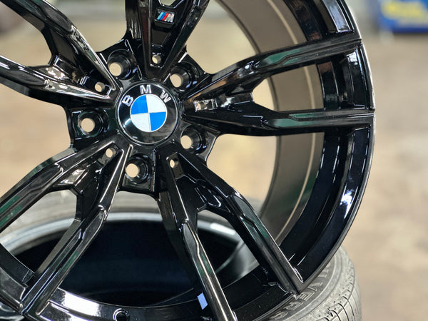 New 18X8 ET35 18X9 ET35 BMW Style 792M rim (4 wheels) BLACK 5X120