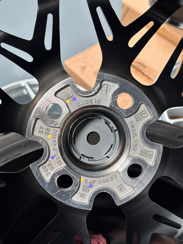 NEW 15X7 ET35 Lenso Buck Rim Hyper Black 4X100