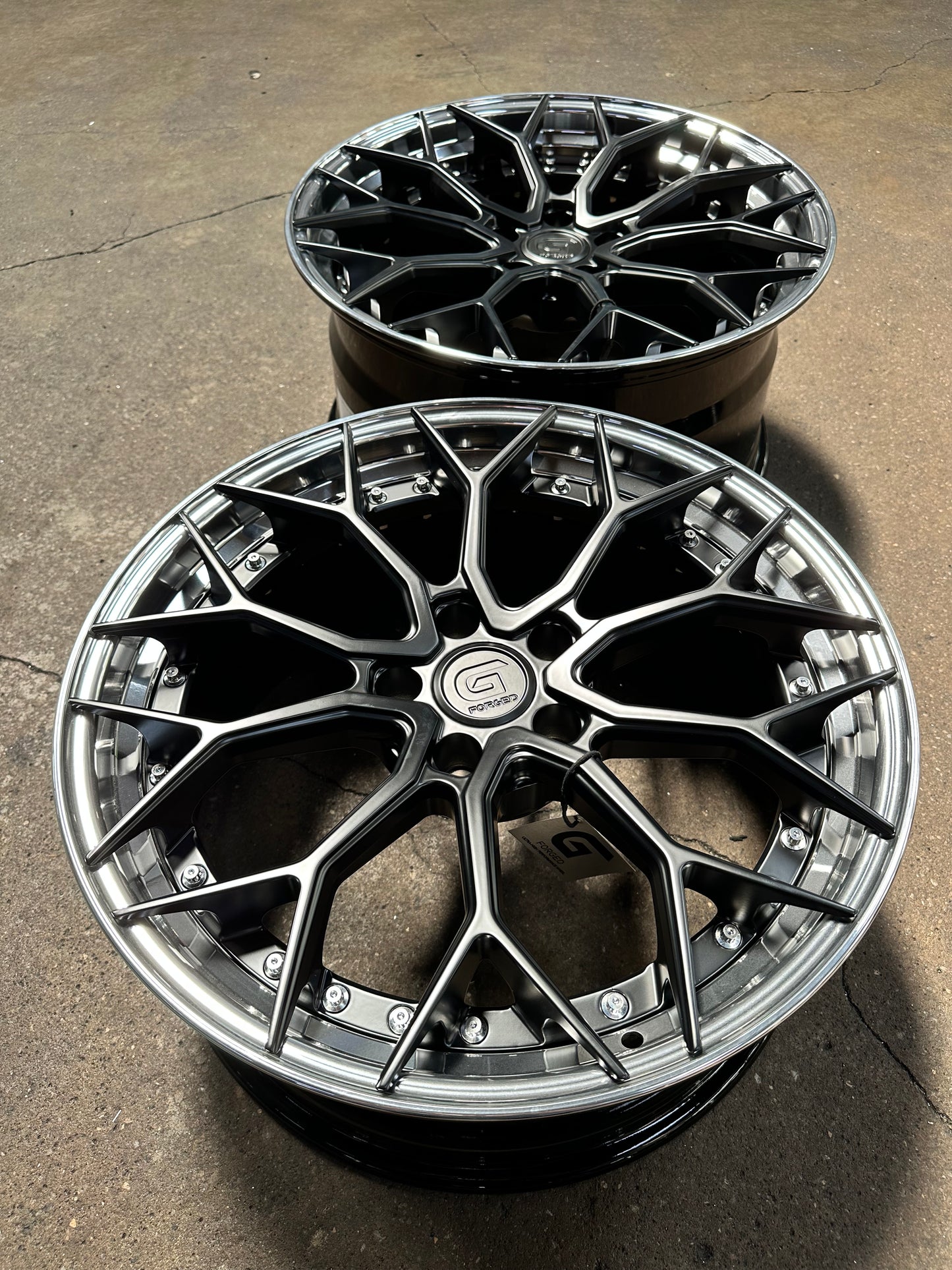 New 19x8.5 ET30 19x9.5 ET40 G Forged GF05 (4 wheels) Matt Black 5x112