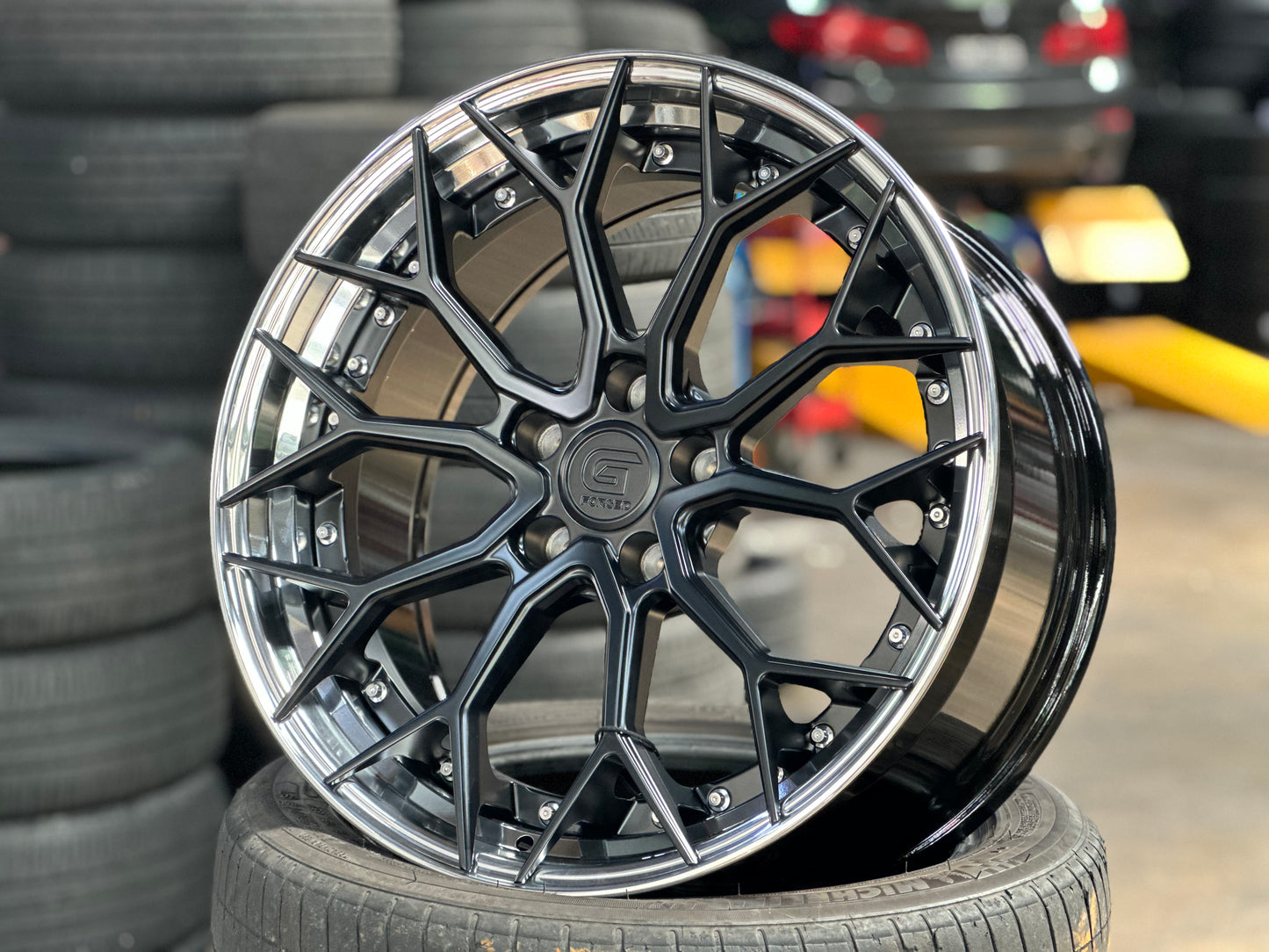 New 19x8.5 ET30 19x9.5 ET40 G Forged GF05 (4 wheels) Matt Black 5x112