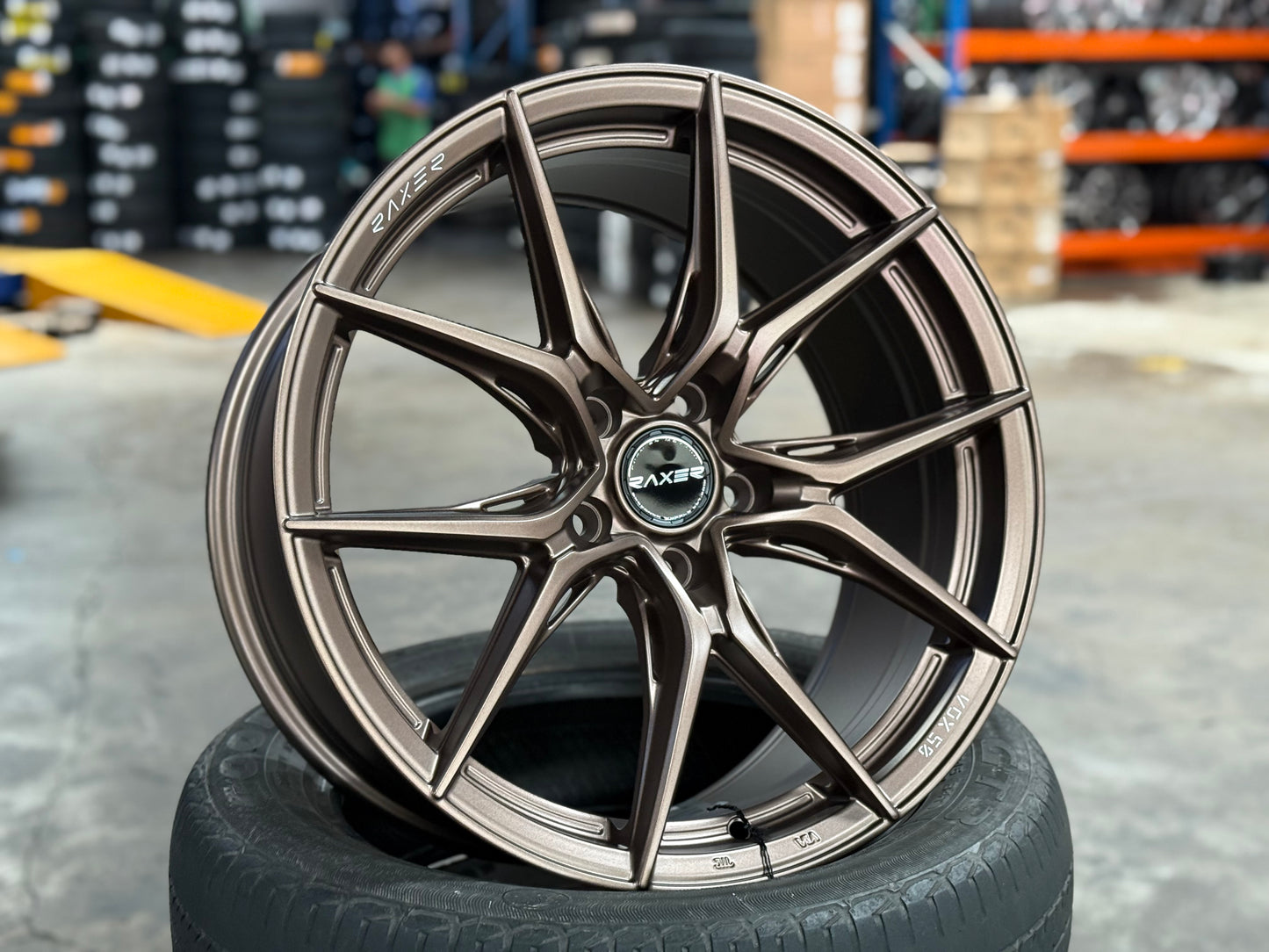 NEW 18X8.5 ET42 Raxer VOX50 Rim (4 Wheel) Bronze 5X112