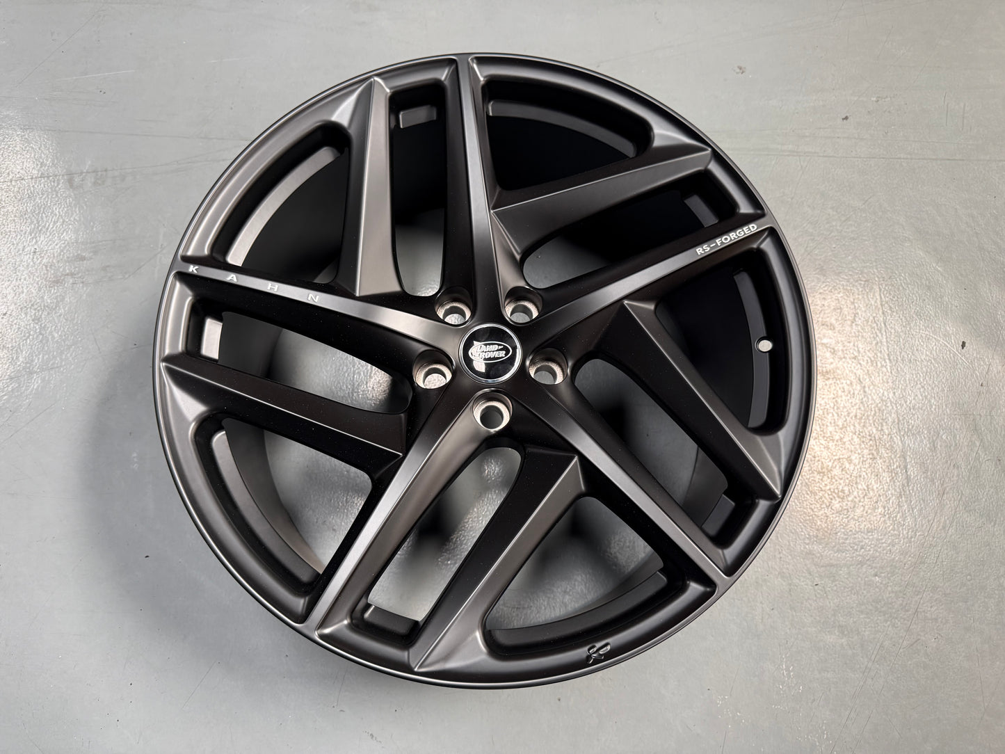 New 22x10 ET30 Overdrive Forged Kahn Forged Type 52 (4 wheel) 5x120 Matte Black