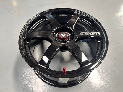 NEW 18X8.5 ET35 Lenso Venom VNT Flow Formed Rim Black & Pad Gray 5X114.3