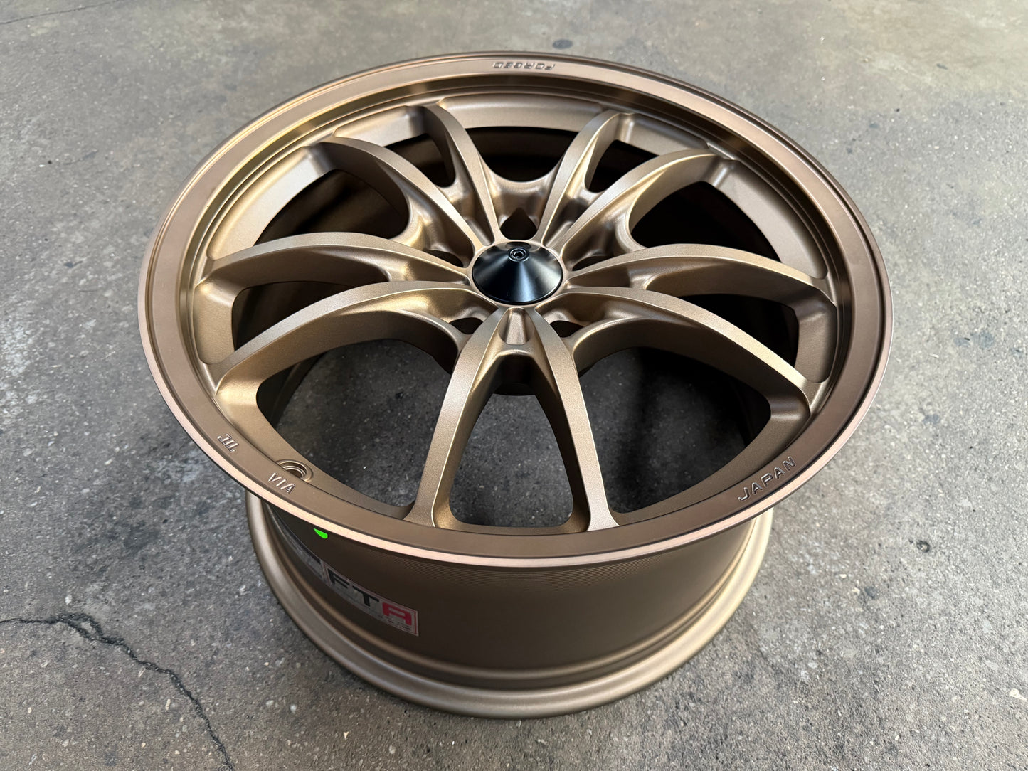 New 18x9.5 ET40 AOW Mugen MF10 Rim (4 wheel) Bronze 5x120