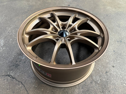 New 18x9.5 ET40 AOW Mugen MF10 Rim (4 wheel) Bronze 5x120
