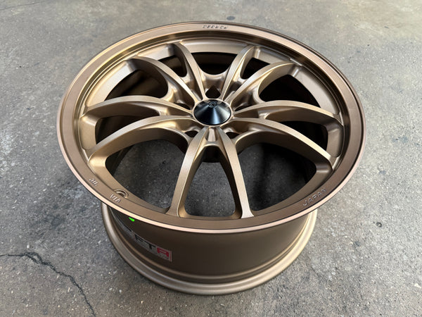 New 18x9.5 ET40 AOW Mugen MF10 Rim (4 wheel) Bronze 5x120