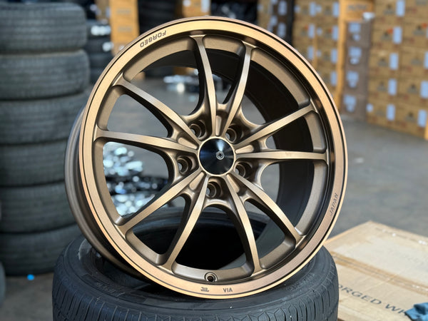 New 18x9.5 ET40 AOW Mugen MF10 Rim (4 wheel) Bronze 5x120