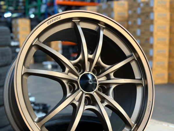 New 18x9.5 ET40 AOW Mugen MF10 Rim (4 wheel) Bronze 5x120