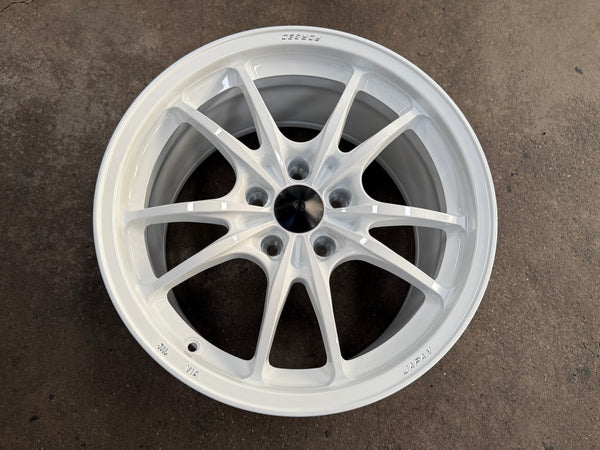 New 18x9.5ET40 AOW Mugen MF10 Rim (4 wheel) White 5x120