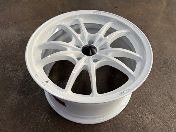 New 18x9.5ET40 AOW Mugen MF10 Rim (4 wheel) White 5x120