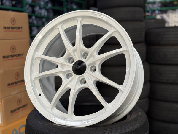 New 18x9.5ET40 AOW Mugen MF10 Rim (4 wheel) White 5x120