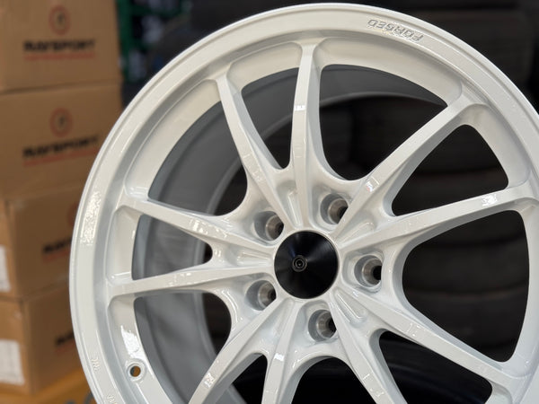 New 18x9.5ET40 AOW Mugen MF10 Rim (4 wheel) White 5x120