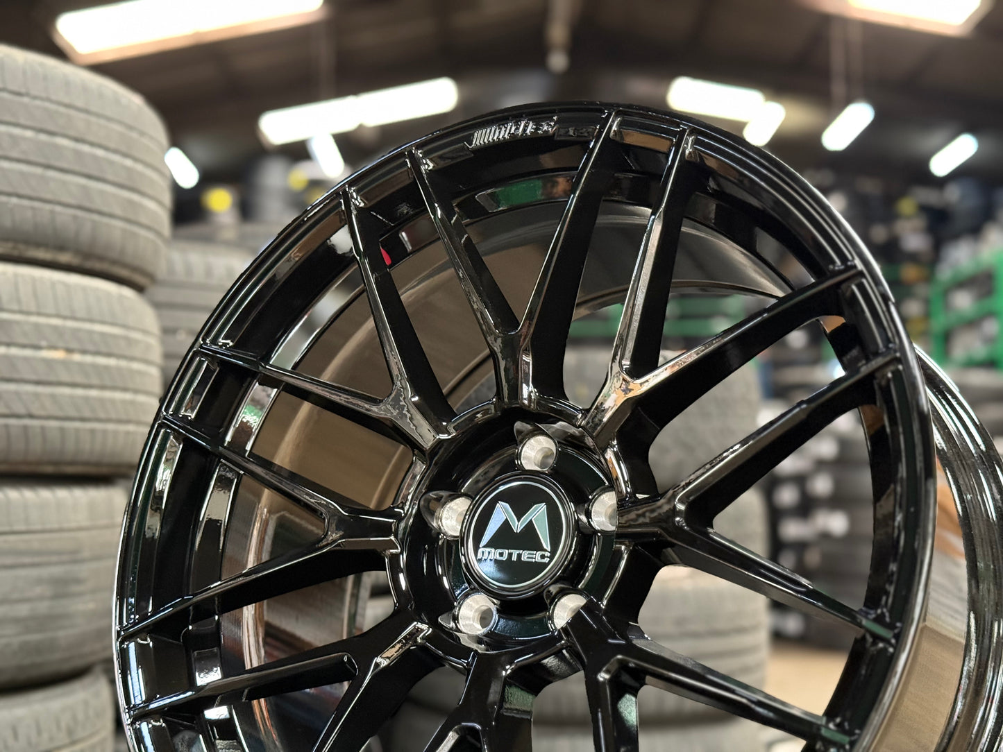 New 19x8.5 ET25 19x9.5 ET35 Motec MCR3 Flow Formed Rim 5x112 Black (4 Wheels)