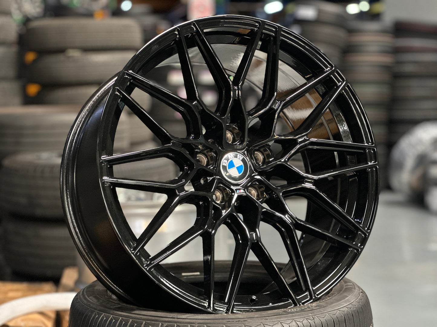 New 20x8.5 ET30 20x9.5 ET40 RS BBS Style 826M (4 wheel) Gloss Black 5x120