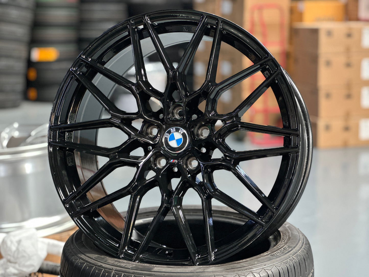 New 20x8.5 ET30 20x9.5 ET40 RS BBS Style 826M (4 wheel) Gloss Black 5x120