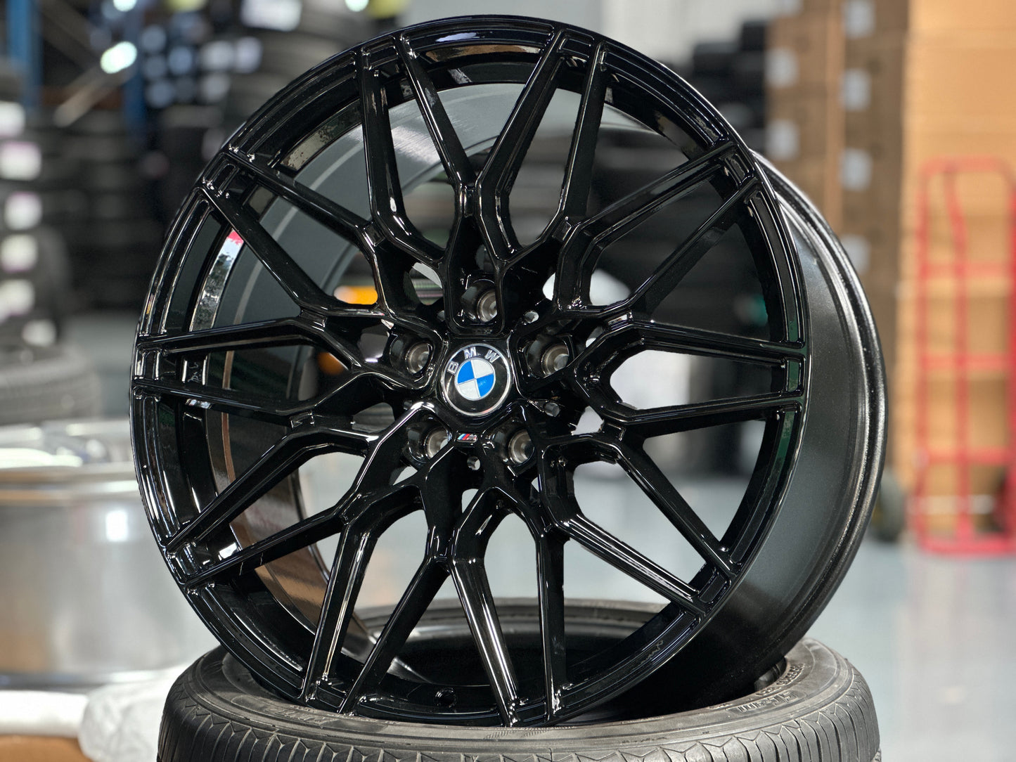New 20x8.5 ET30 20x9.5 ET40 RS BBS Style 826M (4 wheel) Gloss Black 5x120