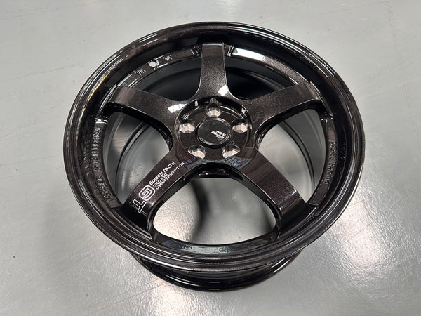 New 17X8 ET35 AOW GT Rim (4 wheel) Gloss Black 4X100