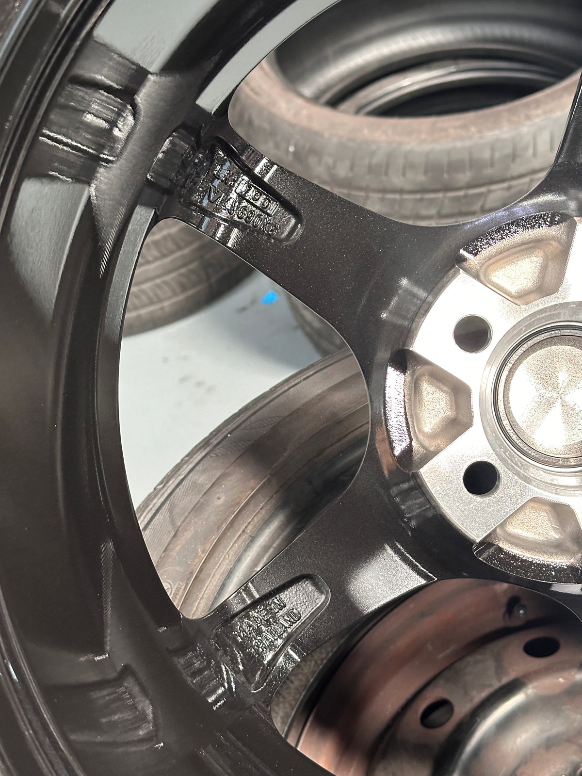 New 17X8 ET35 AOW GT Rim (4 wheel) Gloss Black 4X100