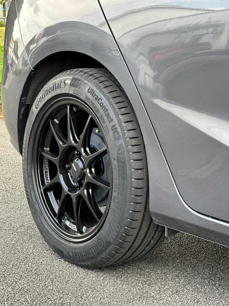 New 16X7.5 ET38 Konig Dekagram Rim (4 wheel) Matt Black 4X100