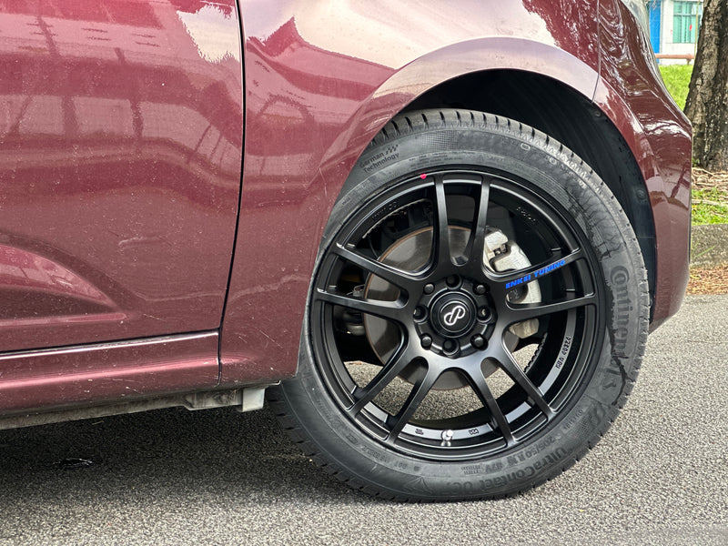 New 16X7 ET40 Enkei Tuning SC24 Rim (4 wheel) Matte Black 4X114.3