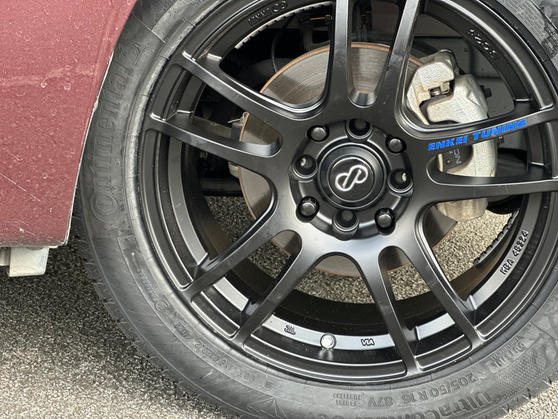New 16X7 ET40 Enkei Tuning SC24 Rim (4 wheel) Matte Black 4X114.3