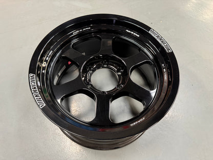 New 18x9 ET0 Rays Volk Racing TE37XT Mspec (4 wheel) 6x139.7 Gloss Black