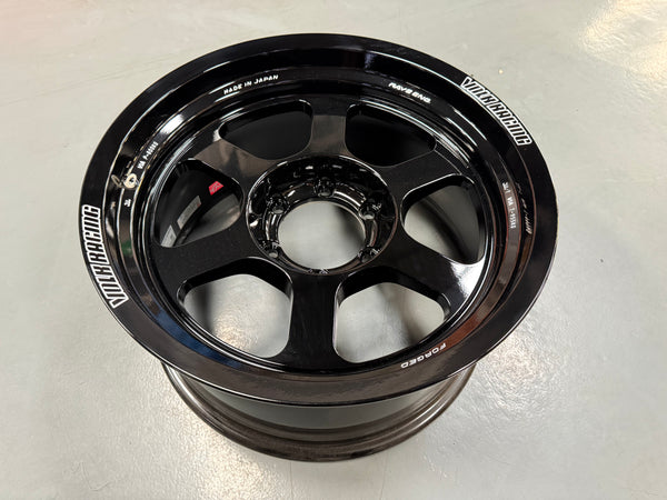 New 18x9 ET0 Rays Volk Racing TE37XT Mspec (4 wheel) 6x139.7 Gloss Black