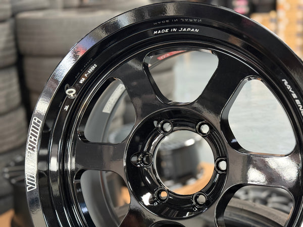 New 18x9 ET0 Rays Volk Racing TE37XT Mspec (4 wheel) 6x139.7 Gloss Black