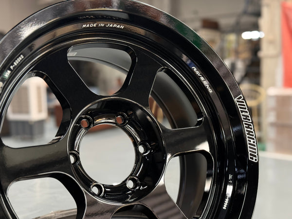 New 18x9 ET0 Rays Volk Racing TE37XT Mspec (4 wheel) 6x139.7 Gloss Black