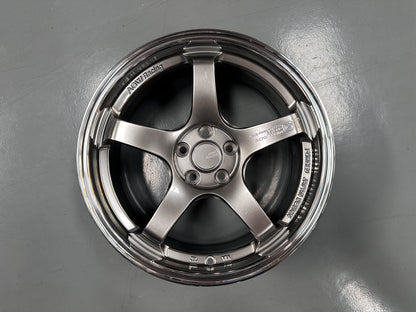 NEW 17X7.5 ET40 AOW GT Flow Formed Rim Hyper Black 5X100