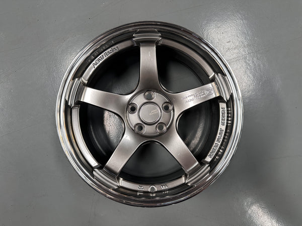 NEW 17X7.5 ET40 AOW GT Flow Formed Rim Hyper Black 5X100