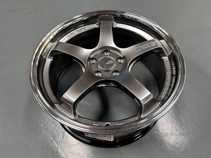 NEW 17X7.5 ET40 AOW GT Flow Formed Rim Hyper Black 5X100