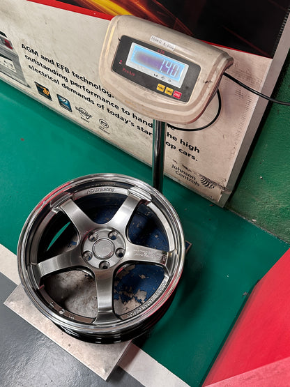 NEW 17X7.5 ET40 AOW GT Flow Formed Rim Hyper Black 5X100