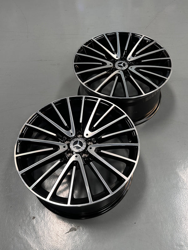 New 20x8.5 ET36 20x9.5 ET43 Mercedes AMG (4 wheel) 5x112 Gloss Black PF