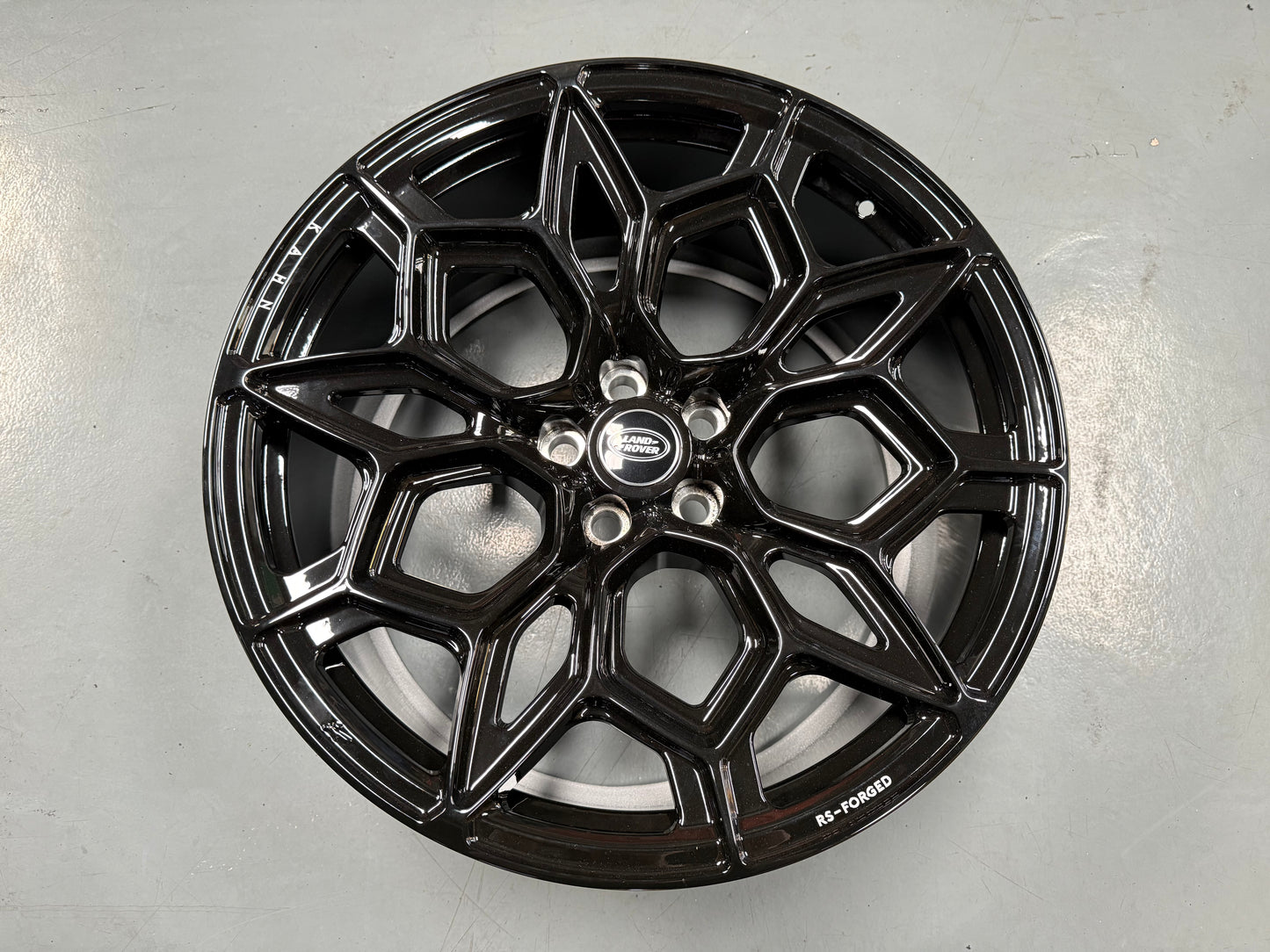 New 22x10 ET30 Overdrive Forged Kahn RS Type 57 (4 wheel) 5x120 matte Black
