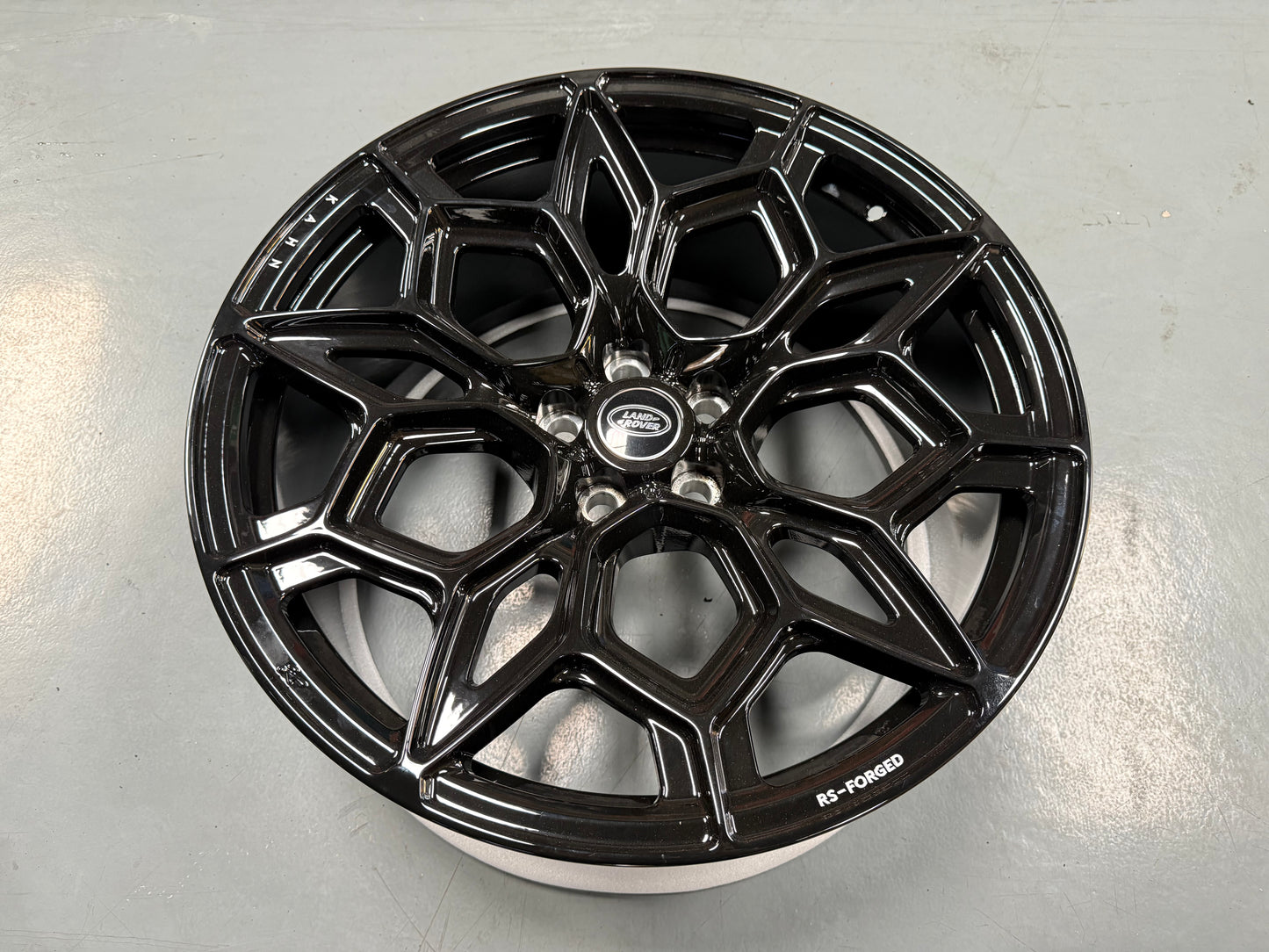 New 22x10 ET30 Overdrive Forged Kahn RS Type 57 (4 wheel) 5x120 matte Black