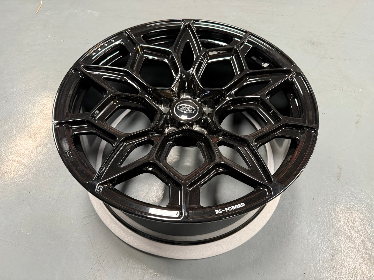 New 22x10 ET30 Overdrive Forged Kahn RS Type 57 (4 wheel) 5x120 matte Black