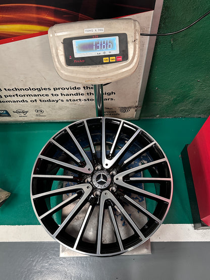 New 20x8.5 ET36 20x9.5 ET43 Mercedes AMG (4 wheel) 5x112 Gloss Black PF