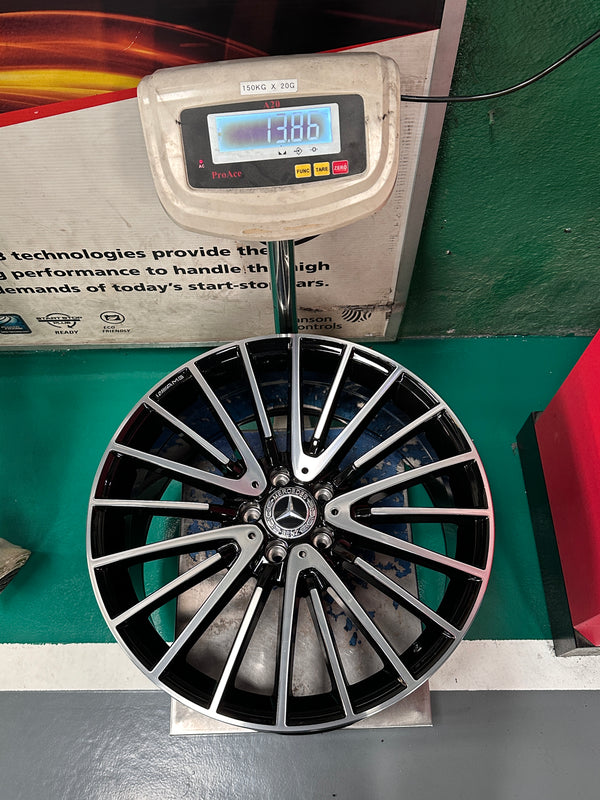 New 20x8.5 ET36 20x9.5 ET43 Mercedes AMG (4 wheel) 5x112 Gloss Black PF