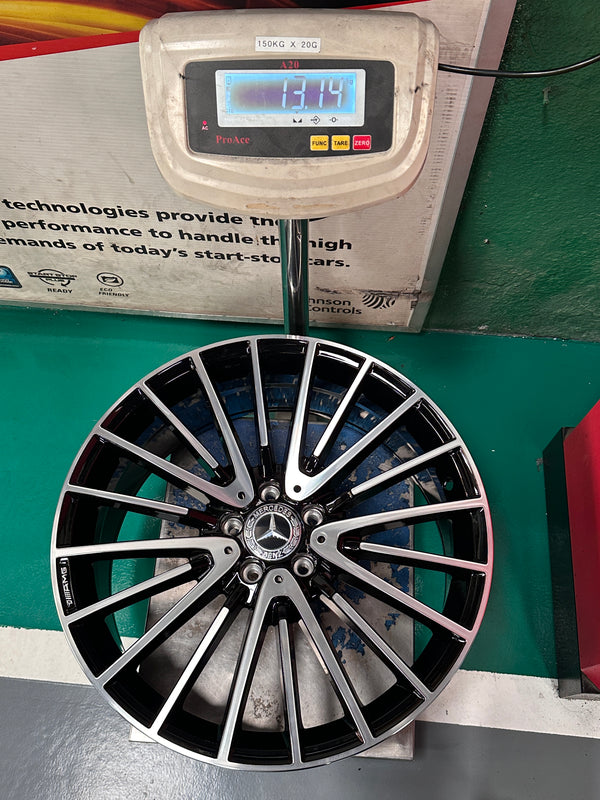 New 20x8.5 ET36 20x9.5 ET43 Mercedes AMG (4 wheel) 5x112 Gloss Black PF