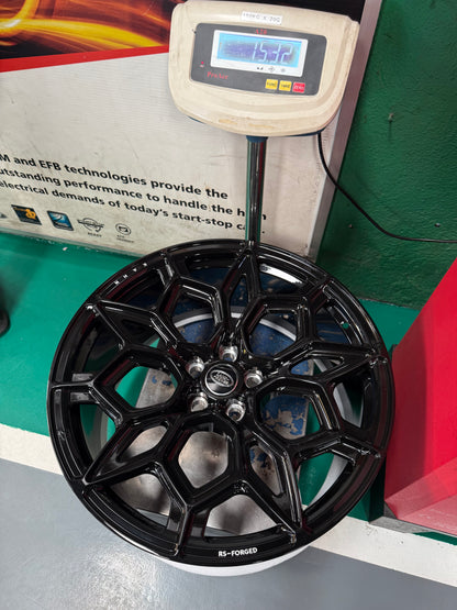 New 22x10 ET30 Overdrive Forged Kahn RS Type 57 (4 wheel) 5x120 matte Black