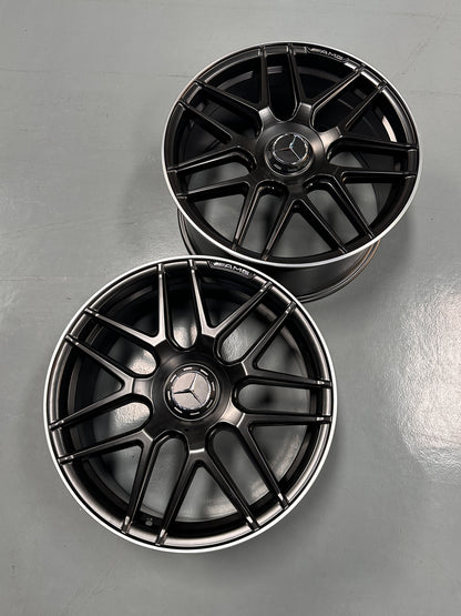 New 20x8.5 ET38 20x9.5 ET43 Mercedes AMG (4 wheel) 5x112 Matte Black
