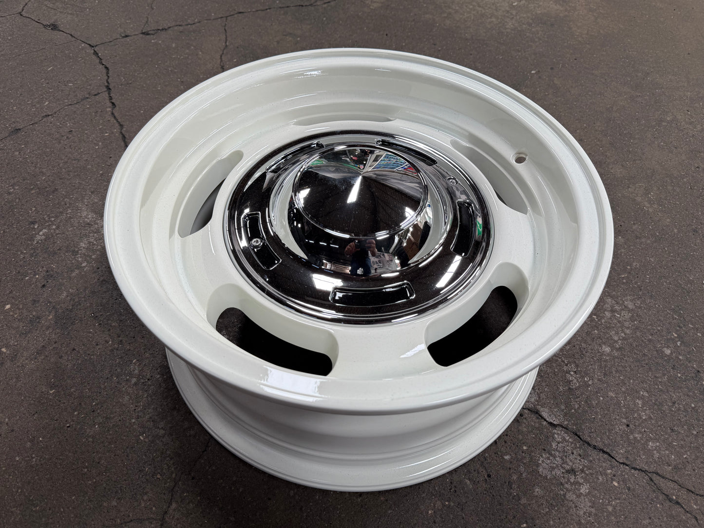 New 16x6.5 ET-5 Dean Cross Country Rim (5 wheel) Gloss White 5x139.7 Jimny