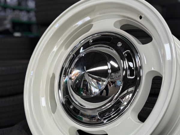 New 16x6.5 ET-5 Dean Cross Country Rim (5 wheel) Gloss White 5x139.7 Jimny