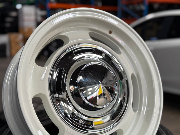 New 16x6.5 ET-5 Dean Cross Country Rim (5 wheel) Gloss White 5x139.7 Jimny